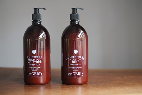 コランで使用しているプロダクト：CARE OF GERD shampoo and conditioner